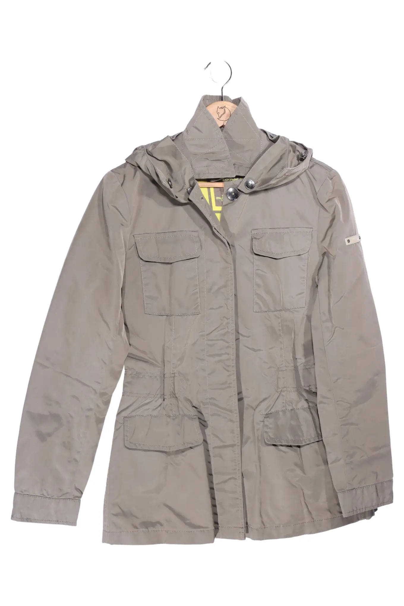 MARC O'POLO Marco Polo Damen Leichte Jacke Gr. 34/XXS Grün Casual Urban Kapuze