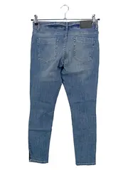 Vorschaubild 2 von Damen Destroyed Jeans Gr. 40 Blau Z1975 Denim mit Glitterstreifen