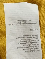 Vorschaubild 4 von Damen Pullover Gelb Gr. 36/S Casual Basic Modern