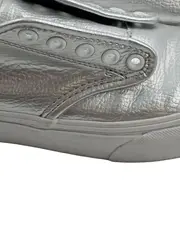 Vorschaubild 2 von Damen Sneaker Low Silber Metallic Leder Slip-On Gr. 37 Freizeit