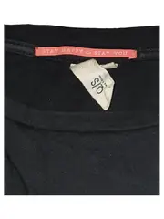 Vorschaubild 2 von Damen T-Shirt Schwarz Grafik-Print Palmen Gr. M