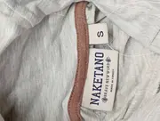 Vorschaubild 3 von Damen Sweatshirt Grau 36/S Casual Hoodie Papierboote Muster