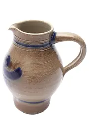 Vorschaubild 1 von Krug Braun Retro Keramik Abstrakt Römerbad 16 cm Vintage Kanne