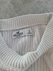 Vorschaubild 3 von Damen Pullover Gr. 36/S Weiß Casual Rippstrick