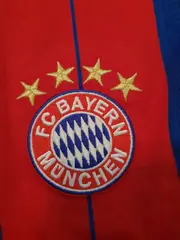 Vorschaubild 2 von FC Bayern München Trikot 2014/15 Herren Gr. M Rot Blau Home