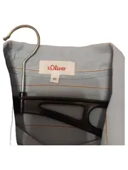 Vorschaubild 4 von Damen Bluse Gr. 40 Hellblau Gestreift Langarm Viskose