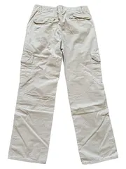 Vorschaubild 3 von Damen Cargohose Gr. 40 Beige Baumwolle Casual Freizeithose