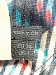Vorschaubild 4 von Blusenkleid Damen 34/XS Kariert Mehrfarbig Vintage Preppy
