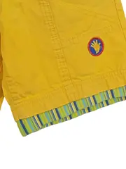 Vorschaubild 3 von Kinder Shorts Gr. 116 Gelb Baumwolle Casual Sommerhose