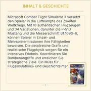 Vorschaubild 4 von Combat Flight Simulator 3 PC WWII Simulation 18 Flugzeuge Englisch