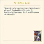 Vorschaubild 3 von Combat Flight Simulator 3 PC WWII Simulation 18 Flugzeuge Englisch