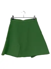 Vorschaubild 2 von Faltenrock Damen Gr. 34/XS Grün Elegant Klassisch Minirock