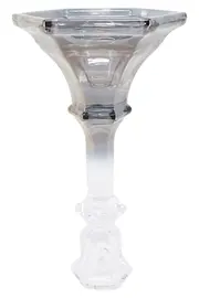 Vorschaubild 2 von Kerzenhalter Glas Transparent Elegant Klassisch Vintage 14cm
