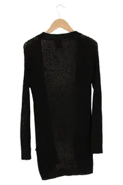 Vorschaubild 2 von Damen Strickjacke Cardigan Schwarz Gr. 32/XS Casual Basic Modern
