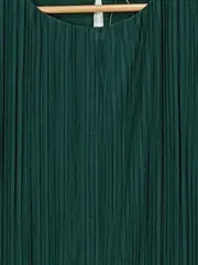 Vorschaubild 3 von Damen T-Shirt Gr. 38/M Grün Modern Plissee Kurzarm