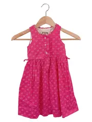Vorschaubild 1 von Dirndl Trachtenkleid Kinder Rosa Blumenmuster Gr. 92