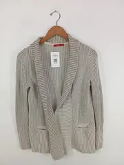 Vorschaubild 2 von EDC Damen Strickjacke Beige Gr. 34/XS Casual