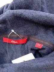 Vorschaubild 3 von Damen Freizeitkleid Blau Gr. 34/XS Rollkragen Langarm