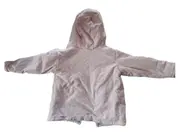 Vorschaubild 2 von Baby Mädchen Strickjacke Rosa Kariert Kapuze Gr. 86 Casual