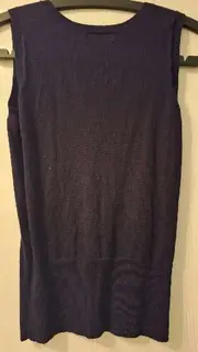 Vorschaubild 2 von Damen Pullunder V-Ausschnitt Schwarz Gr. XS Basic