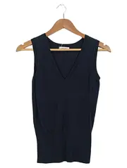 Vorschaubild 1 von Damen Pullunder V-Ausschnitt Schwarz Gr. XS Basic