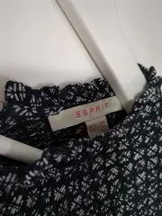 Vorschaubild 3 von Freizeitkleid Blumenmuster Rüschen Viskose Schwarz Gr. 38