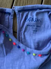 Vorschaubild 4 von Kinder T-Shirt Mädchen Lila Gr. 152 Farbenfroh Bunte Applikationen