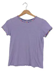 Vorschaubild 1 von Kinder T-Shirt Mädchen Lila Gr. 152 Farbenfroh Bunte Applikationen