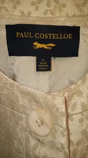 Vorschaubild 2 von Damen Übergangsmantel Gr. 36/S Beige Elegant Florales Muster