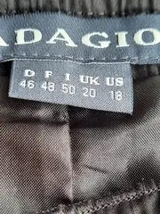 Vorschaubild 3 von Faltenrock Damen Gr. 46 Oliv Modern Plisseerock