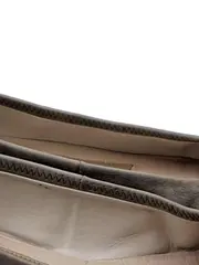 Vorschaubild 5 von Ballerinas Damen Grau Leder Synthetik Slip-On Elegant Gr. 41