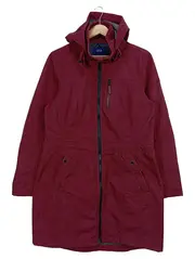 Vorschaubild 1 von Damen Outdoorjacke Gr. 38/M Rot Casual Kapuze Reißverschluss