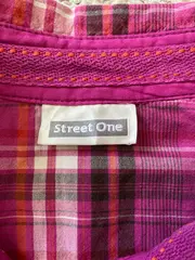 Vorschaubild 5 von Damen Hemdbluse kariert Pink Gr. 38/M Casual Langarm