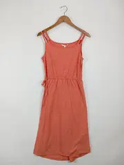 Vorschaubild 6 von Damen Sommerkleid Orange Gr. 36/S Casual Midikleid