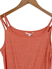 Vorschaubild 2 von Damen Sommerkleid Orange Gr. 36/S Casual Midikleid