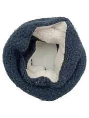 Vorschaubild 1 von Schal Loop Unisex Blau Meliert Strick Fleece Winter