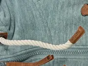 Vorschaubild 4 von Sweatjacke Hoodie Damen Gr. 36 S Türkis Meliert Casual Freizeit