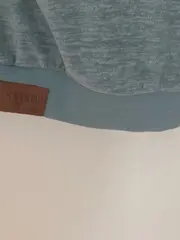 Vorschaubild 5 von Sweatjacke Hoodie Damen Gr. 36 S Türkis Meliert Casual Freizeit