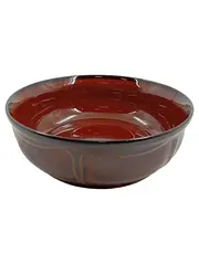 Vorschaubild 1 von Porzellan Dessertschüssel Braun Glasiert 23 cm Deutschland