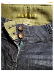 Vorschaubild 2 von Jeans Slim Fit Mädchen Gr. 164 Blau Grün Kontrastdetails
