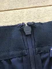 Vorschaubild 3 von Bleistiftrock Damen Gr. 36/S Dunkelblau Spitze Elegant Midi
