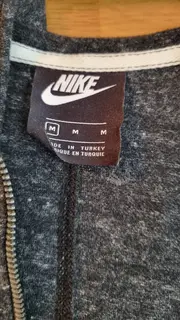 Vorschaubild 5 von Damen Sweatjacke Kapuzenjacke Grau Meliert Sportlich Gr. 38/M Logo