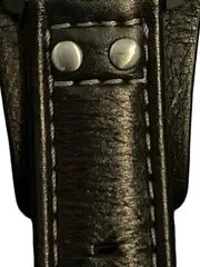 Vorschaubild 6 von Herren Armbanduhr Schwarz Leder Casual Chronograph Uhr