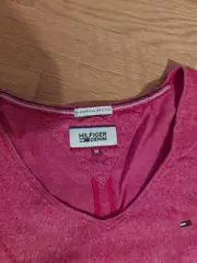 Vorschaubild 4 von Damen T-Shirt Gr. M Rot Casual Meliert V-Ausschnitt