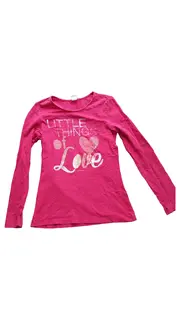 Vorschaubild 1 von Mädchen Langarmshirt Rosa Gr. 154 Baumwolle Casual