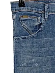 Vorschaubild 4 von Damen Jeans Regular Fit Gr. 28 Blau Casual