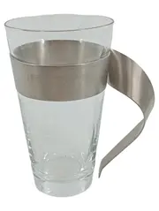 Vorschaubild 1 von Latte Macchiato Glas mit Edelstahl Henkel 300ml