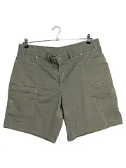 Vorschaubild 1 von Herren Cargo Shorts Größe 38 Oliv Casual Baumwolle