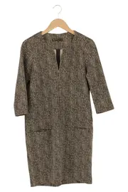Vorschaubild 1 von Blusenkleid Gr. 38/M Beige Meliert Elegant Business Alltag