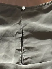 Vorschaubild 4 von Damen festliches Kleid Gr. 34 Oliv Elegant mit Perlenbesatz